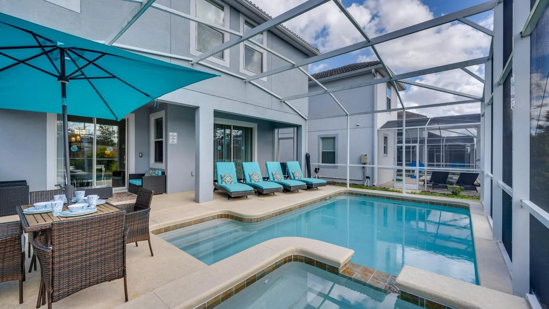 Chic Villa Near Disney With Resort Amenities! location